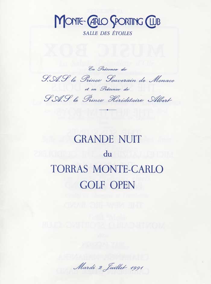 Magicien au Torras Open Golf de Monte-Carlo