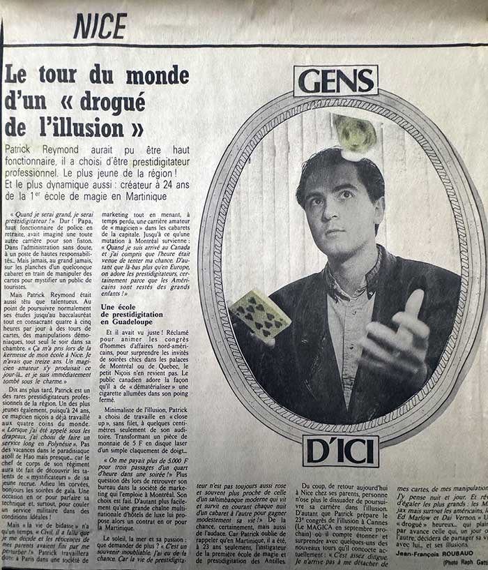 Magicien sur la Côte d'Azur